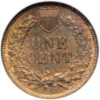 1873 Indian Head Cent. Closed 3. NGC MS66 - 2