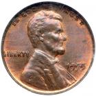 1955 Lincoln Cent. Doubled die obverse. NGC MS64