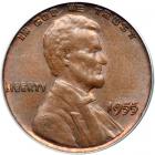 1955 Lincoln Cent. Doubled die obverse. PCGS MS64