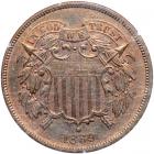 1869 Two Cents. PCGS PF64
