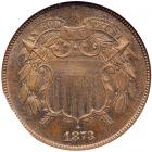 1873 Two Cents. Open 3. NGC PF66