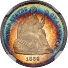 1866 Liberty Seated Half Dime. NGC PF66*