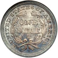 1859-O Liberty Seated Dime. NGC MS66 - 2