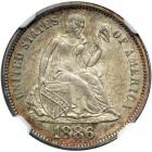 1886 Liberty Seated Dime. NGC MS65