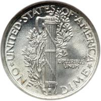 1925-D Mercury Dime. NGC MS67 - 2