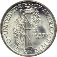 1944-D Mercury Dime. PCGS MS68 - 2