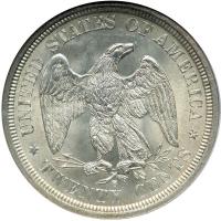 1875-S Twenty Cents. NGC MS65 - 2