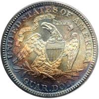 1885 Liberty Seated Quarter Dollar. PCGS MS67 - 2