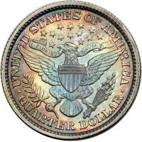 1892 Barber Quarter Dollar - 2