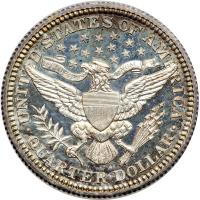 1909 Barber Quarter Dollar. PF64 - 2