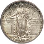 1917-S Liberty Standing Quarter Dollar. Type 1. PCGS MS64