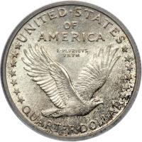 1917-S Liberty Standing Quarter Dollar. Type 1. PCGS MS64 - 2