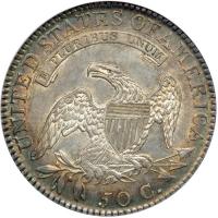 1819/8 Capped Bust Half Dollar. Large 9. NGC AU58 - 2