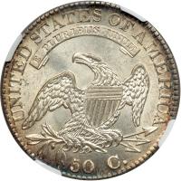 1823 Capped Bust Half Dollar. NGC MS62 - 2