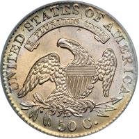 1830 Capped Bust Half Dollar. Large 0. ICG MS64 - 2