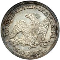 1847-O Liberty Seated Half Dollar. NGC MS64 - 2