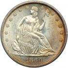 1860-O Liberty Seated Half Dollar. PCGS MS63