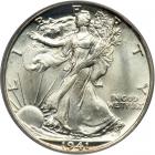 1941-S Liberty Walking Half Dollar. PCGS MS66