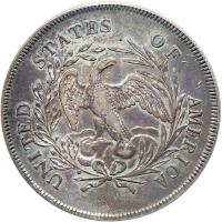 1795 Draped Bust Dollar. PCGS AU50 - 2