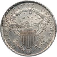 1799 Draped Bust Dollar. PCGS AU58 - 2