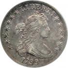 1799 Draped Bust Dollar. PCGS AU50