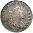 1799 Draped Bust Dollar. PCGS EF45