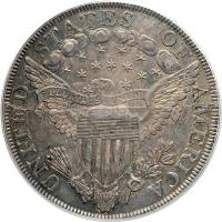 1799 Draped Bust Dollar. PCGS EF45 - 2