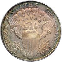 1801 Draped Bust Dollar. PCGS AU58 - 2