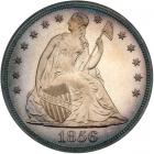 1856 Liberty Seated Dollar. PCGS PF63