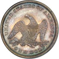 1861 Liberty Seated Dollar. PCGS PF66 - 2