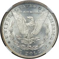 1878 Morgan Dollar. 7 tail feathers, reverse of 1879. NGC MS66 - 2