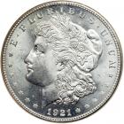 1921-S Morgan Dollar. NGC MS65