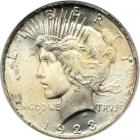 1923 Peace Dollar. NGC MS66