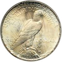 1923 Peace Dollar. NGC MS66 - 2