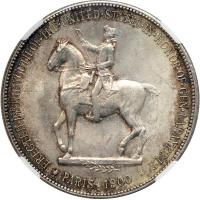 1900 Lafayette Dollar. NGC MS63 - 2