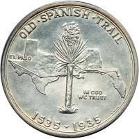 1935 Spanish Trail Half Dollar - 2