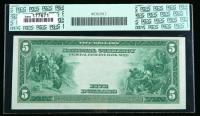 1918, $5 Federal Reserve Bank Note. PCGS Very Choice New 64PPQ - 2