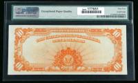 1922, $10 Gold Certificate. PMG Choice Uncirculated 64EPQ - 2