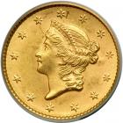 1852 $1 Gold Liberty. PCGS MS63