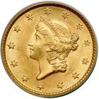 1853 $1 Gold Liberty. PCGS MS63