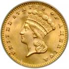 1889 $1 Gold Indian. PCGS MS65