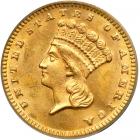 1889 $1 Gold Indian. PCGS MS64