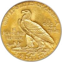 1911 $2.50 Indian. PCGS MS62 - 2