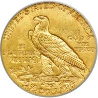 1911 $2.50 Indian. PCGS MS62 - 2