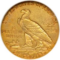 1911-D $2.50 Indian. NGC AU58 - 2