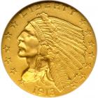 1913 $2.50 Indian. NGC PF67