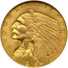 1915 $2.50 Indian. NGC MS65