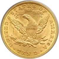 1882 $10 Liberty. PCGS MS62 - 2