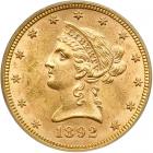 1892 $10 Liberty. PCGS MS62