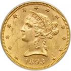 1893 $10 Liberty. PCGS MS62